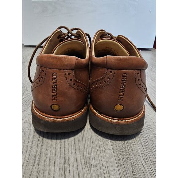 Samuel Hubbard Men\'s 10.5 Brogue Dress Shoe Tan Leather 2117 Made In Portugal main image 4
